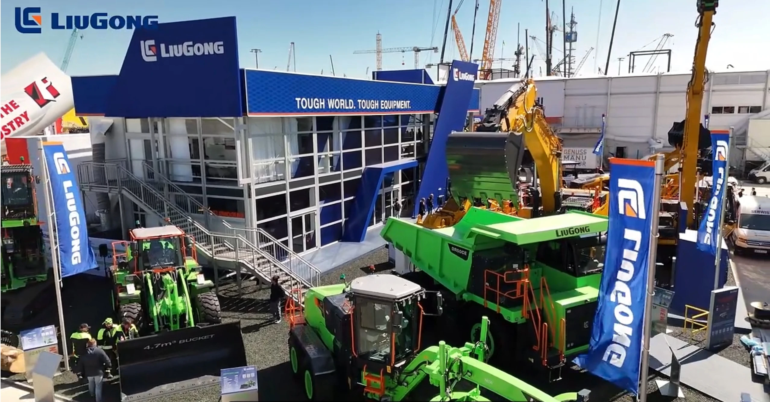 电动化&全方案柳工bauma 2025，赋能绿色未来