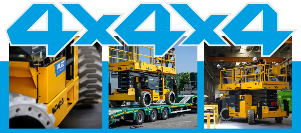 HS21E&HS21E PRO | PULSEO系列越野电动剪叉式高空作业平台