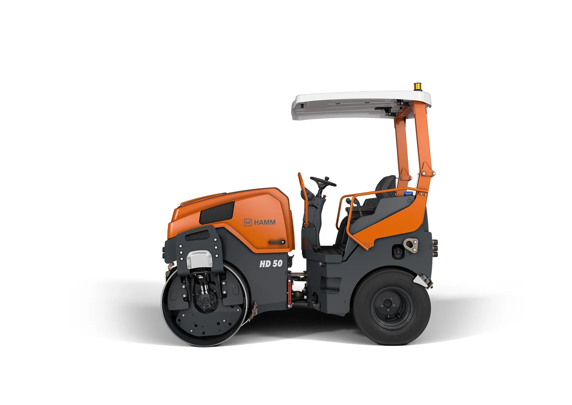 悍馬HD 50 VT前鋼后膠壓路機