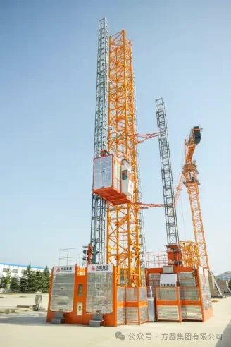 【魅力绽放】方圆SC200/200型施工升降机出口科特迪瓦