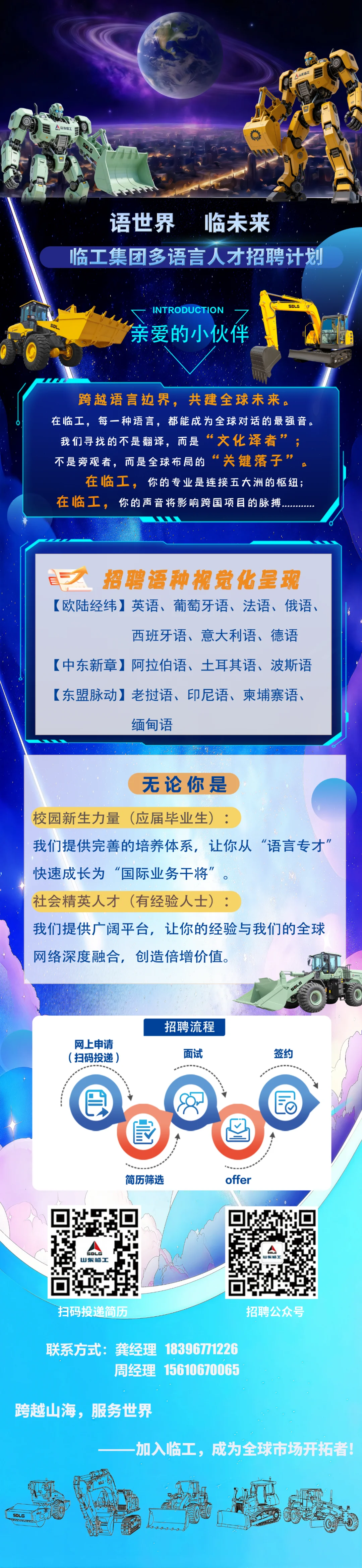 多语种人才招募，全球职场等你来发声！