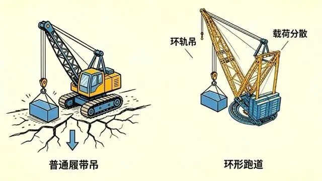 履带吊与环轨吊对比